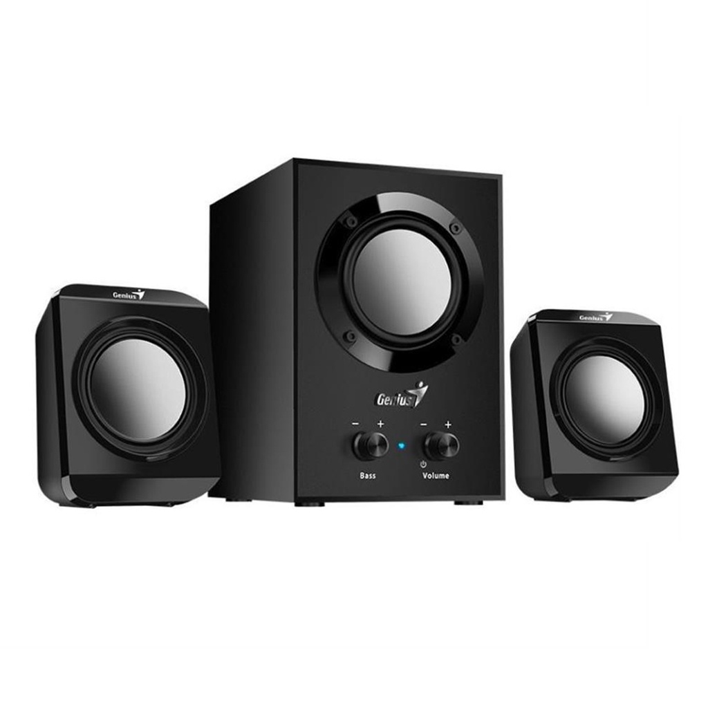 PARLANTE GENIUS SW2.1 300 10W RMS 1*3.5MM NEGRO