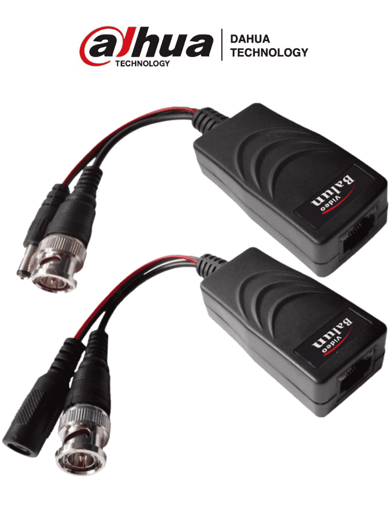 BALUN ACTIVO DAHUA PFM802 BNC RJ45 4K 4MP 100M