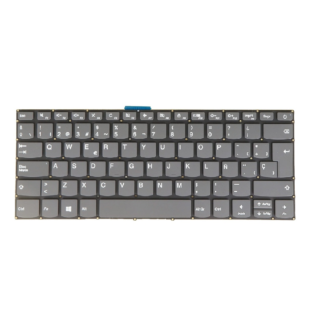 TECLADO LAPTOP LENOVO IDEAPAD S340-13IML FLEX-14API S530 S740 INGLES S/BOTON ENCENDIDO ILUMINADO