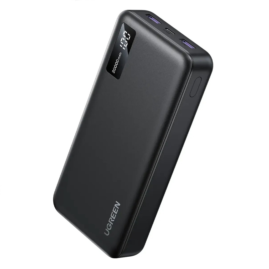 POWERBANK UGREEN PB312 25683 20000mAh 1*USB-C 2*USB-A 22.5/20W CARGA RAPIDA