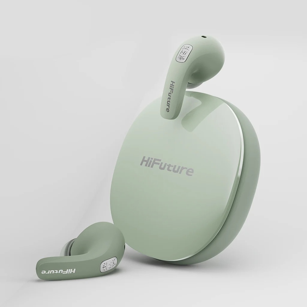 AUDIFONOS EARPODS HIFUTURE FLYBUDS 4 BT5.4 CANC SONIDO VERDE MATCHA