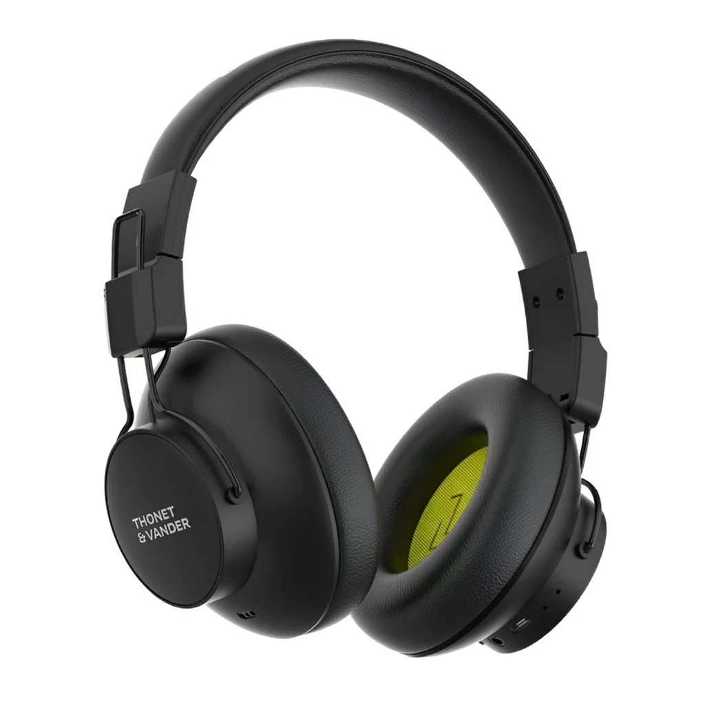 AUDIFONOS THONET&VANDER KLASSIK BT5.0 DRIVER 40MM PLEGABLE NEGRO