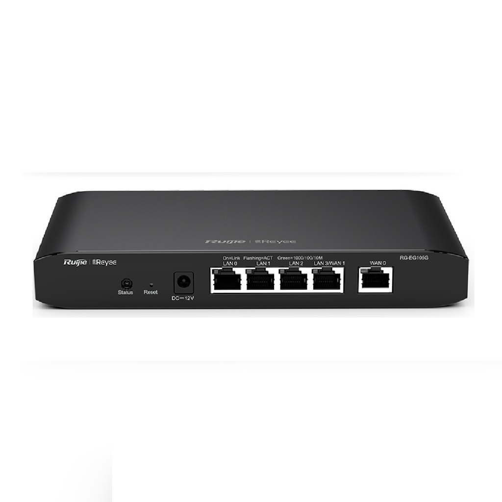ROUTER ALAMBRICO RUIJIE RG-EG105G-V3 5 PUERTOS 2*WAN GIGABIT 3*LAN GIGABIT CLOUD APP
