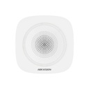 SIRENA ALARMA HIK VISION DS-PS1-I-WB 110DB (B) / RED 433MH 90-110 INALAMBRICA INTERNA