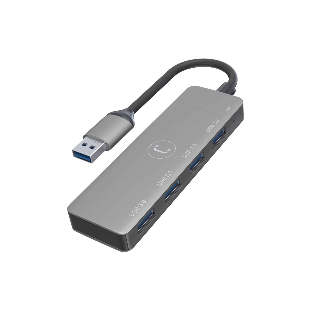 HUB USB UNNO TEKNO HB1011GY 1*USB-A A 4*USB-A 3.0 GRIS