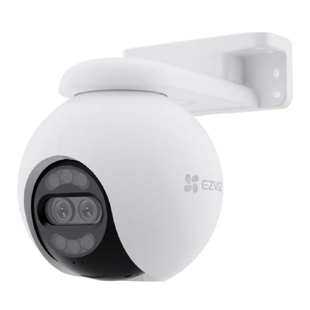 CAMARA WIFI EZVIZ H80X DOBLE LENTE 4K/8MP WIFI 2.4GHZ DOMO PTZ ZOOM IA ALARMA AUDIO DUAL IP65