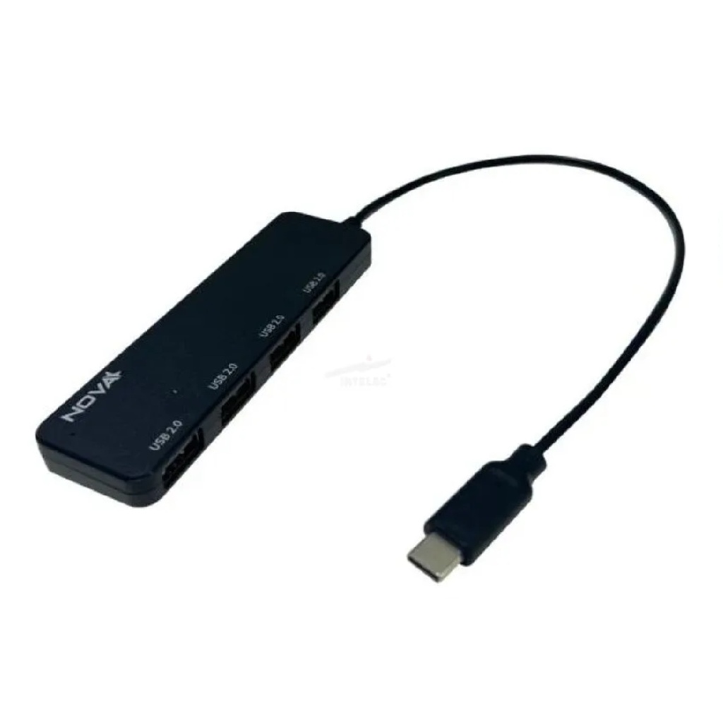 HUB USB NOVA AHB1S240 1*USB-A A 4*USB-A 2.0