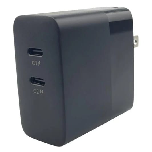 CARGADOR NOVA PA045RBU 2*USB-C 45W CARGA RAPIDA NEGRO