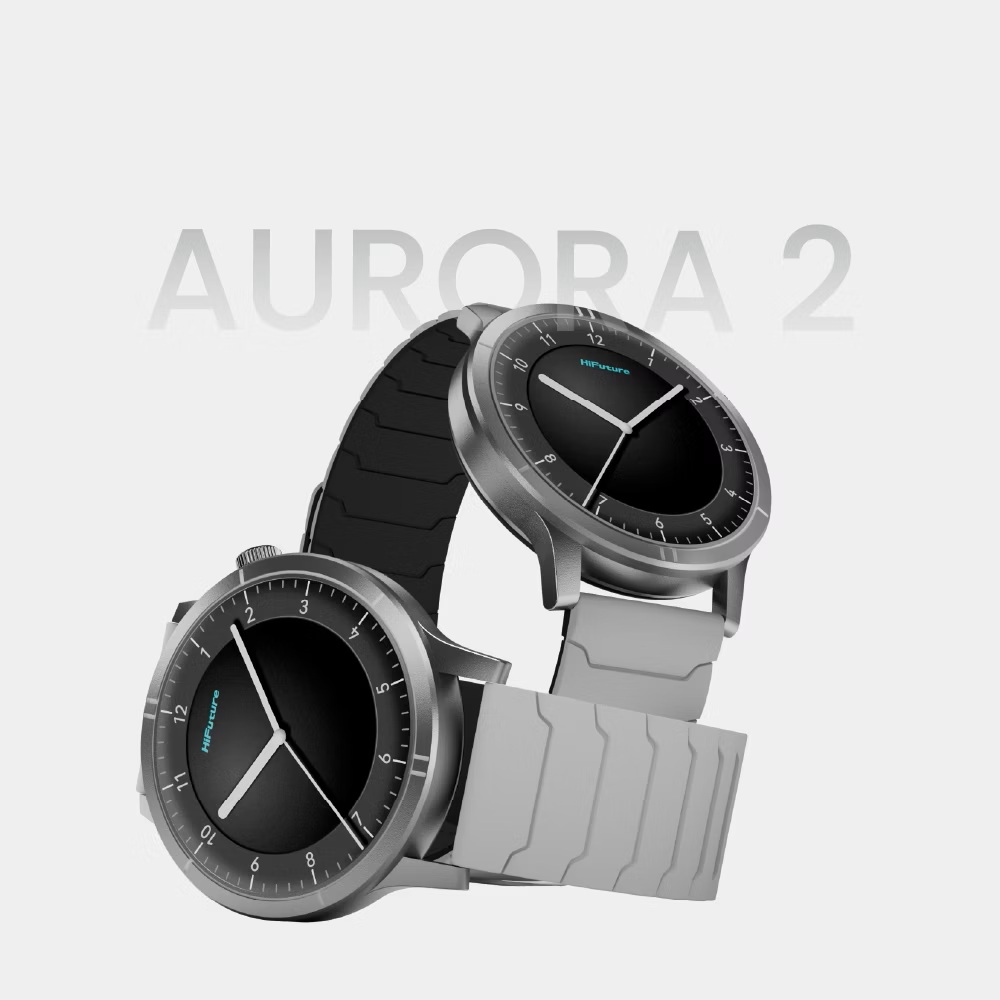 RELOJ INTELIGENTE HIFUTURE AURORA 2 1.43" BANDA MAGNETICA SILICON GRIS