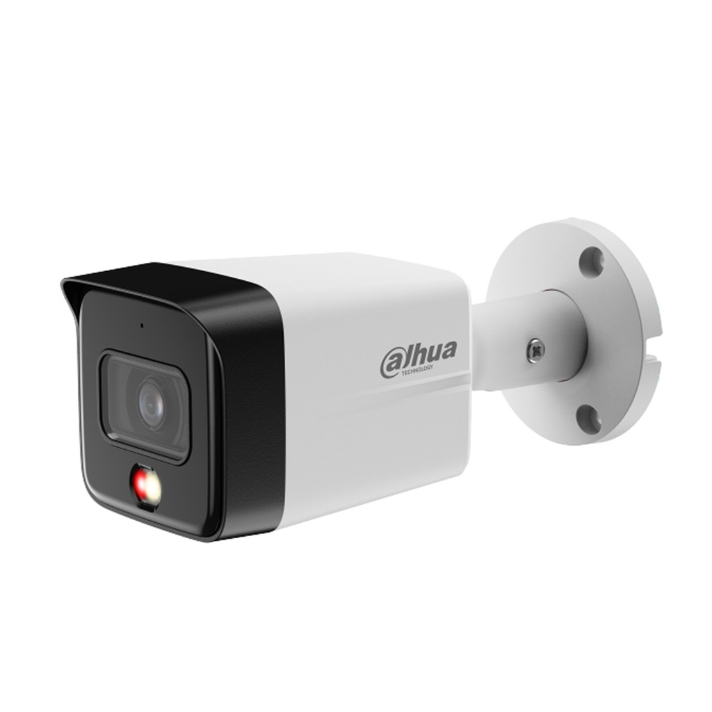 CAMARA IP DAHUA DH-IPC-HFW1239TL1-A-IL 2MP 2.8MM DUAL LIGHT LED 20M POE AUDIO DUAL BULLET PLASTICO IP67