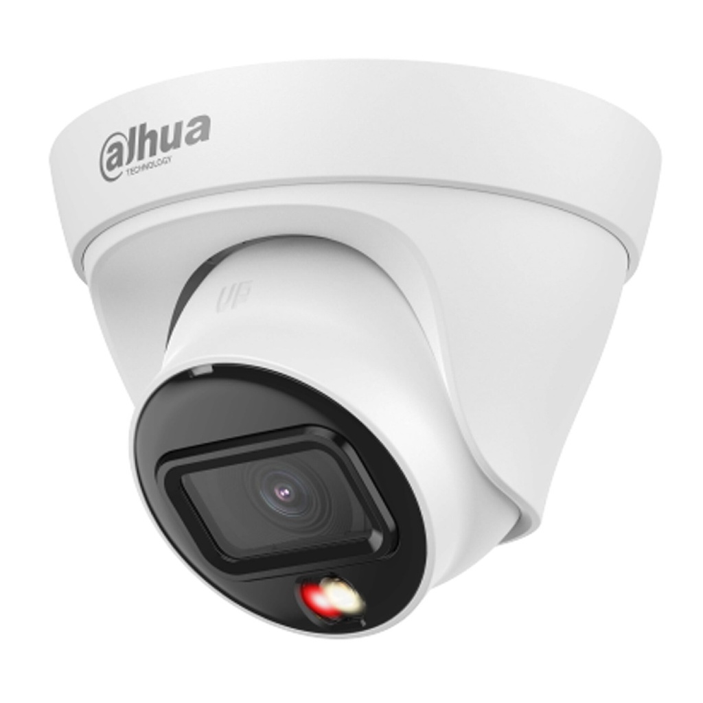 CAMARA IP DAHUA DH-IPC-HDW1439T1-A-PRO 2K/4MP 2.8MM WIZCOLOR LED 30M POE AUDIO DOMO PLASTICO IP67