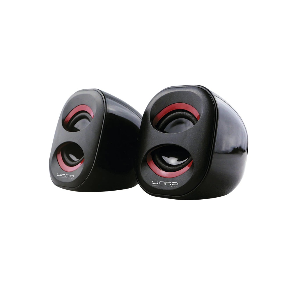 PARLANTE UNNO TEKNO BRAZZA SP9012RD 3.5MM 6W RMS NEGRO/ROJO