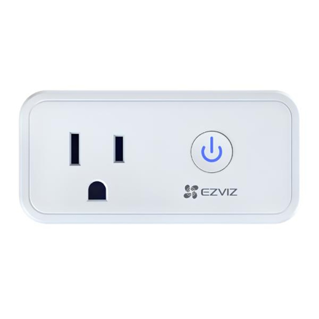 TOMA CORRIENTE INTELIGENTE EZVIZ T30 WIFI 2.4GHZ C/BOTON 1*TOMA