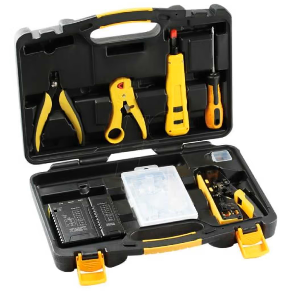 SET HERRAMIENTAS SPROTEK STK-9601B KIT DE RED PASSTHROUGH