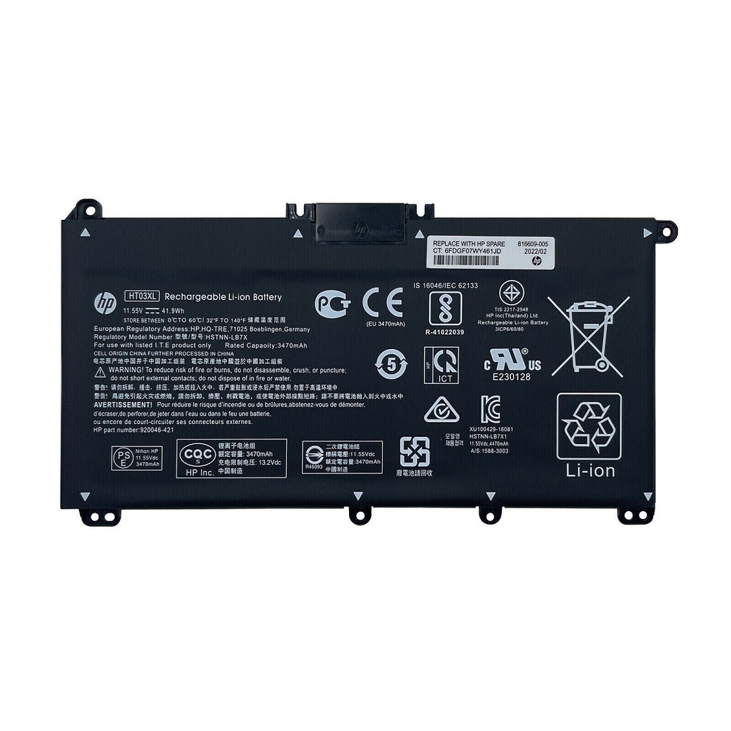 BATERIA HP HT03XL 11.4V 41Wh 14/15 SERIES