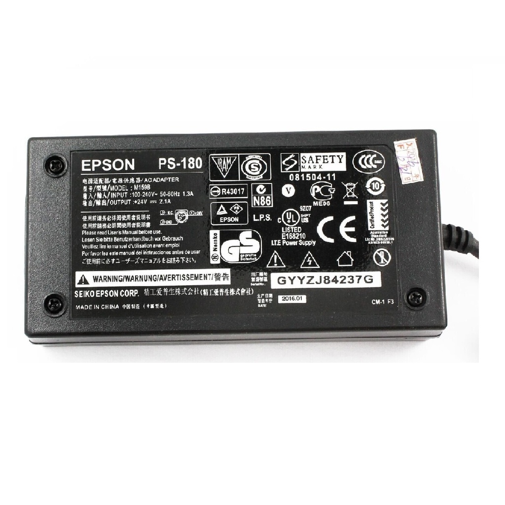 CARGADOR IMPRESORA POS EPSON TM-U220 PS-180 C32C825343