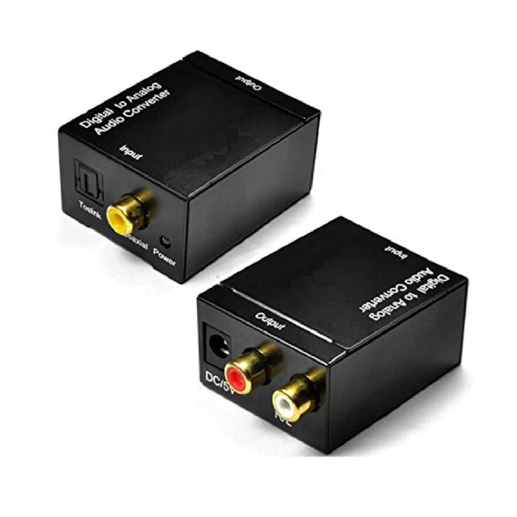 CONVERTIDOR NIPPON AMERICA HD-DIGI-ANA AUDIO OPTICO A ANALOGO RCA
