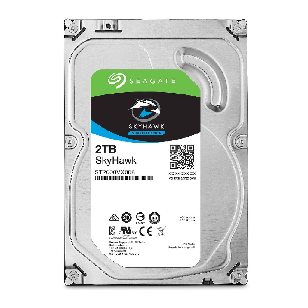 DISCO DURO 3.5" SEAGATE SKYHAWK 2TB CCTV 5900RPM