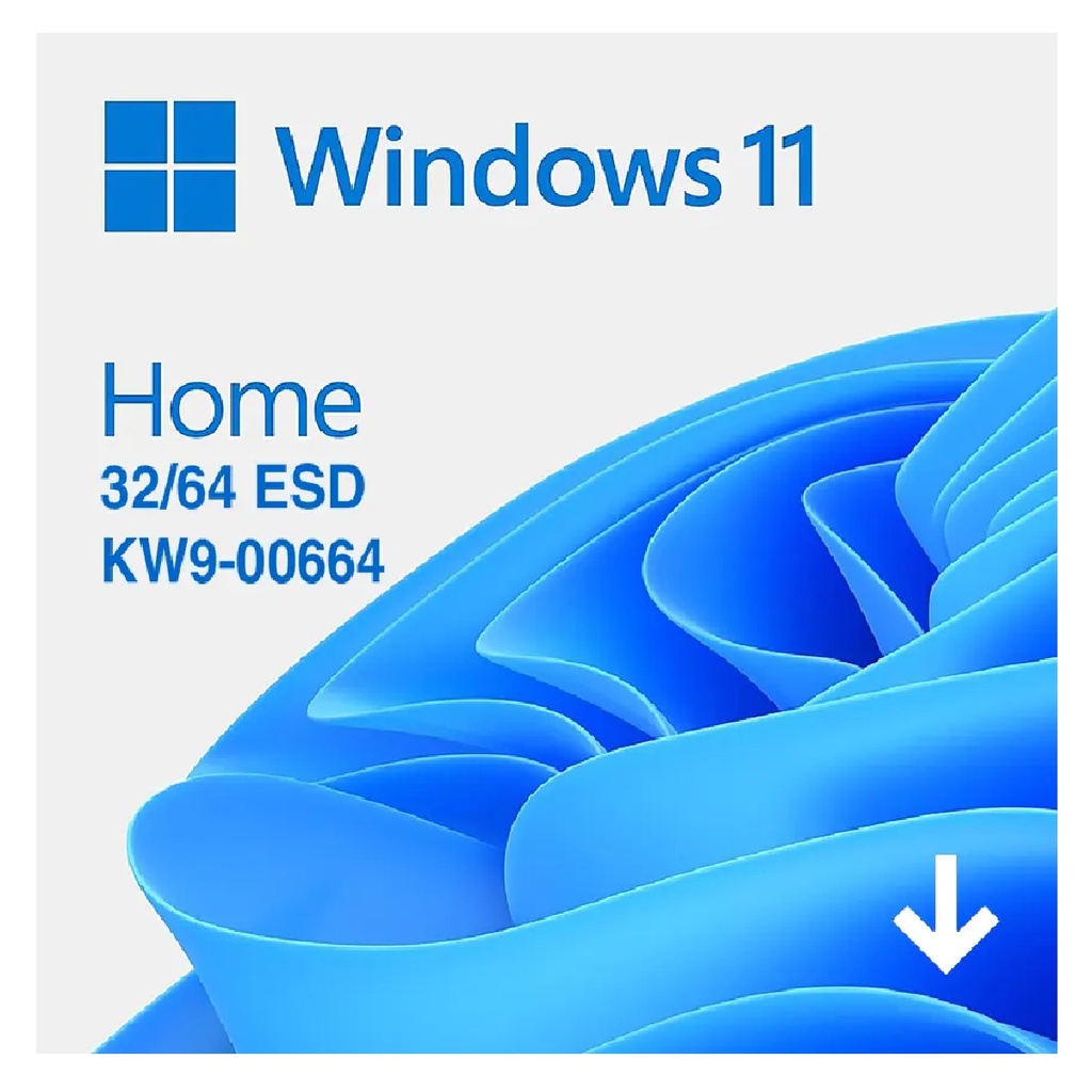 LICENCIA MICROSOFT WINDOWS 11 HOME ESD DESCARGA DIGITAL 32/64BIT MULTI IDIOMA