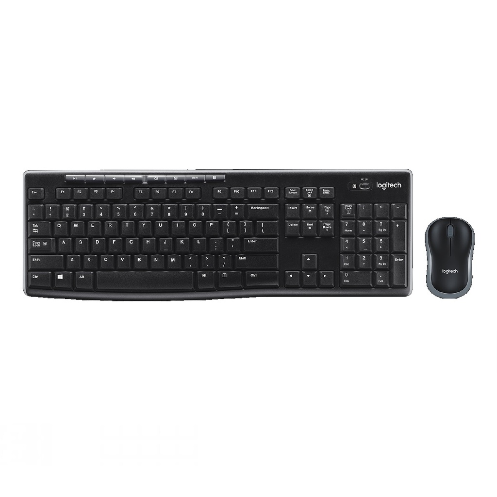 MOUSE+TECLADO LOGITECH MK270 INALAMBRICO 3 BOTONES MULTIMEDIA ESPAÑOL