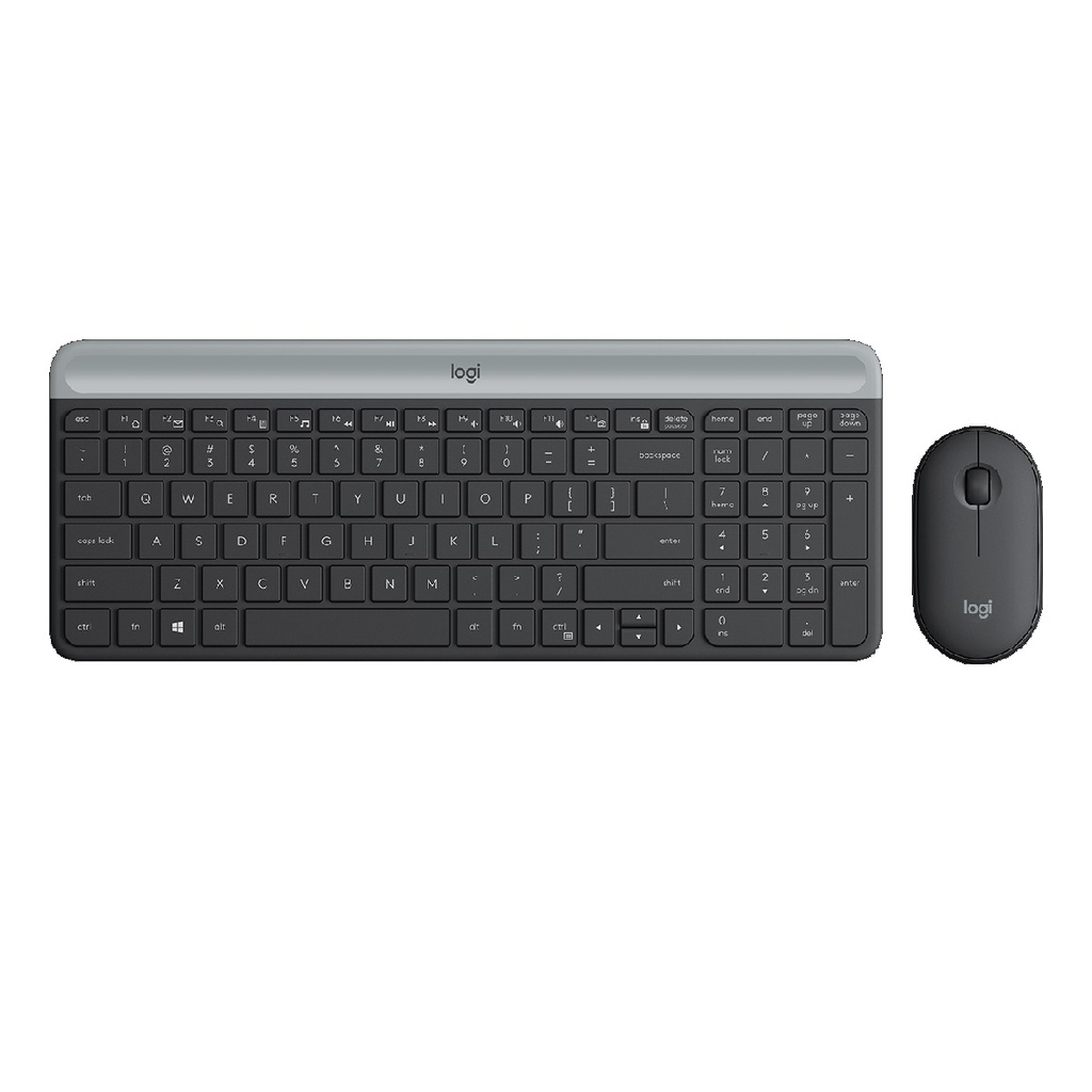 MOUSE+TECLADO LOGITECH MK470 INALAMBRICO 3 BOTONES MULTIDISPOSITIVO ESPAÑOL NEGRO