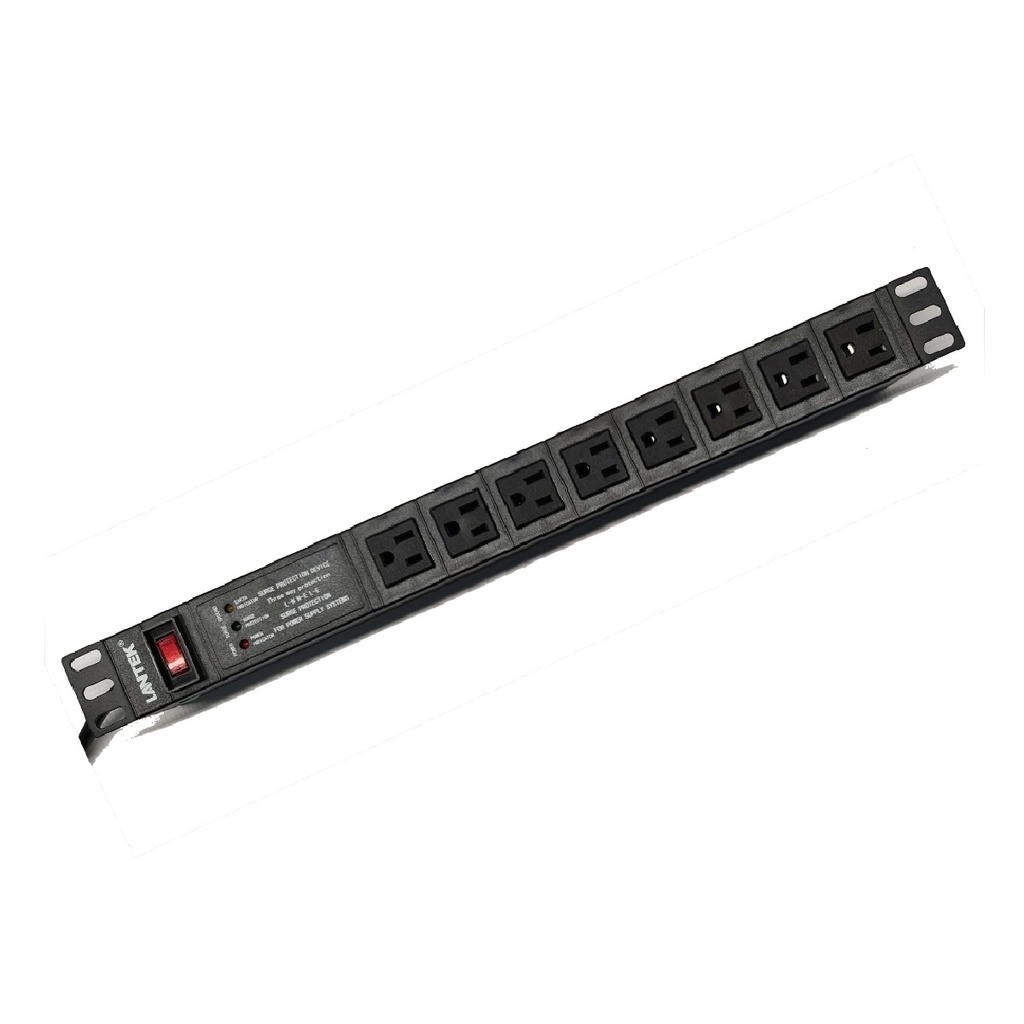 REGLETA GABINETE LANTEK LTK-PDUH0815A 15A 8*TOMAS 3*LEDS