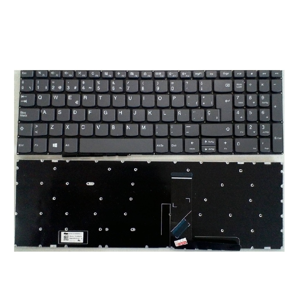 TECLADO LENOVO S330/S340 IDEAPAD 1/3/5 15.6" INGLES SIN BOTON NEGRO