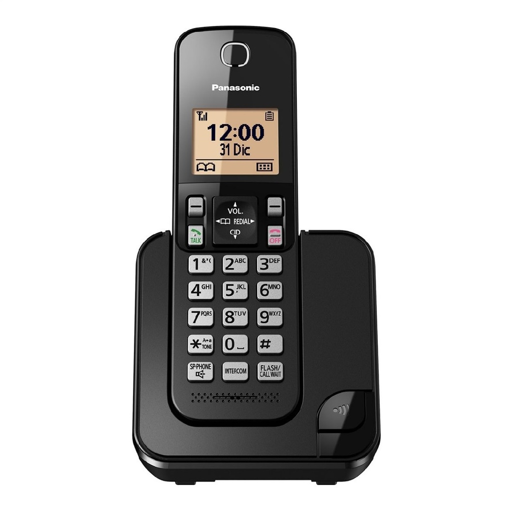 TELEFONO PANASONIC KX-TGC350LAB INALAMBRICO IDENTIFICADOR TECLADO ILUMINADO