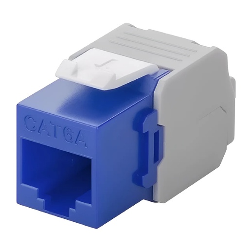 [LTK-CA6AJBL] JACK RJ45 LANTEK LTK-CA6AJBL CAT6A AZUL HEMBRA S/HERRAMIENTA PAQUETE 6UND