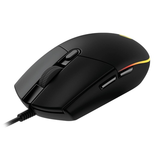 [910-005790] MOUSE LOGITECH G203 LIGHTSYNC RGB 8000 DPI 6 BOTONES 1*USB-A NEGRO