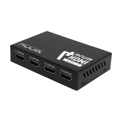 [HB1205BK] SPLITTER HDMI UNNO HB1205BK 4 PUERTOS 4K