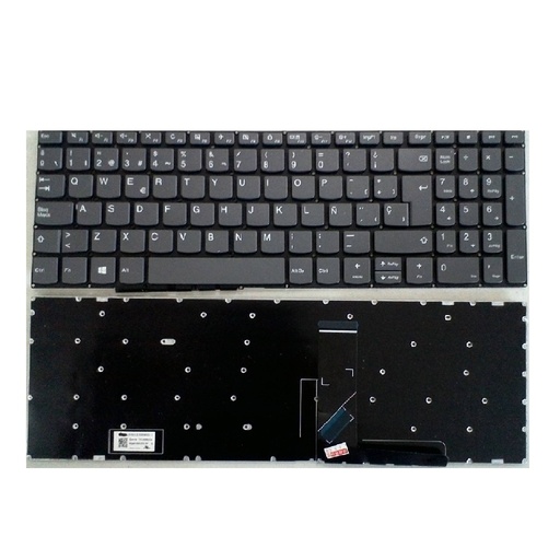 [TCLDLEN15S330SBING] TECLADO LENOVO S330/S340 IDEAPAD 1/3/5 15.6" INGLES SIN BOTON NEGRO