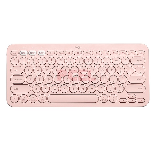 [920-009594] TECLADO LOGITECH K380 BLUETOOTH MULTIMEDIA MULTIDISPOSITIVO ESPAÑOL ORO ROSA