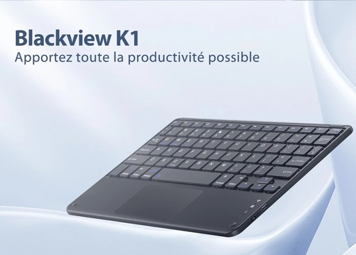 [K1] TECLADO BLACKVIEW K1 BLUETOOTH *TOUCHPAD *RECARGABLE *INGLES