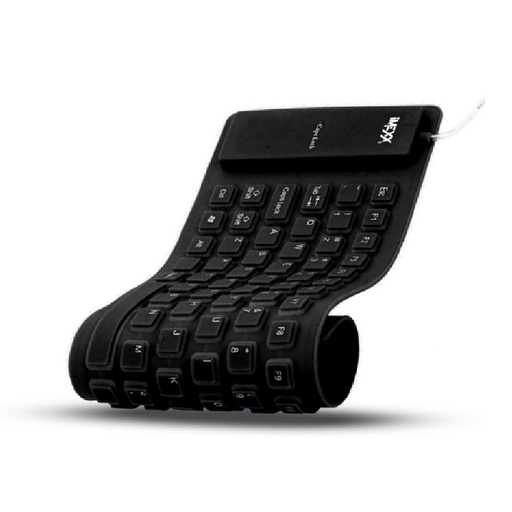 [IME-24721] TECLADO IMEXX IME-24622 INGLES FLEXIBLE GOMA 1*USB-A