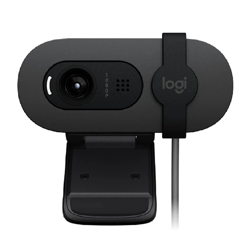 [960-001586] WEBCAM LOGITECH BRIO 100 FULLHD AUDIO STERIO 1*USB-A NEGRA