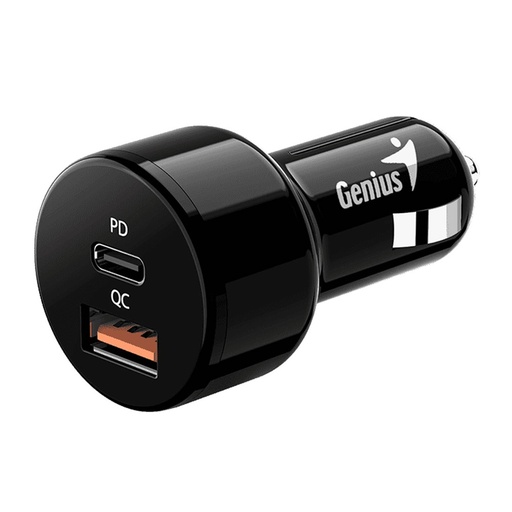 [PD-36AC-CAR] CARGADOR CARRO GENIUS PD-36AC-CAR 1*USB-C 1*USB-A 38W