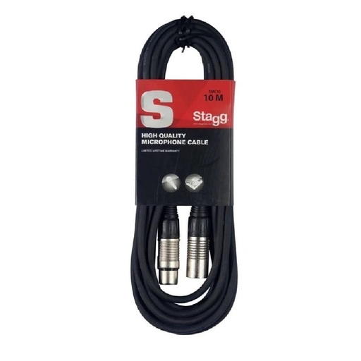 [SMC10] CABLE AUDIO STAGG SMC10 1*XLR A 1*XLR M/H 10MTS