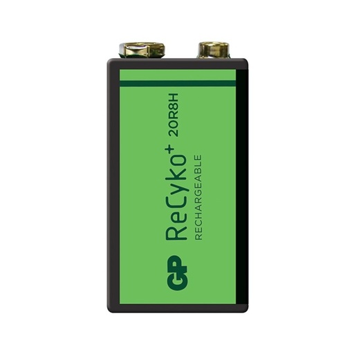 [GPRHV208R075] BATERIA CUADRADA GP RECYKO 9V RECARGABLE