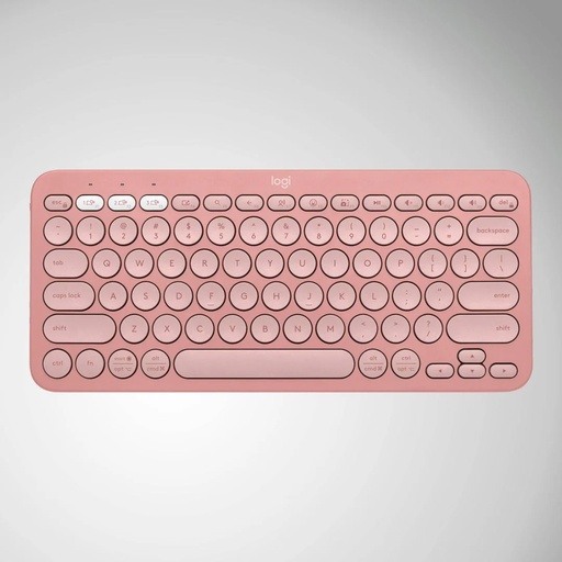 [920-011785] TECLADO LOGITECH PEBBLE KEYS 2 K380S BT5.4 ESPAÑOL ORO ROSA
