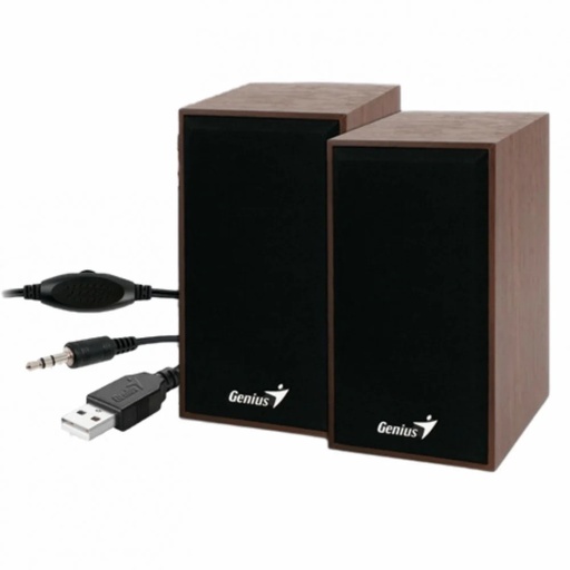 [SP-HF180BR] PARLANTE GENIUS SP-HF180 WOOD USB 6W RMS