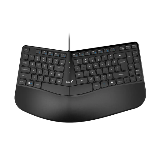 [KB-700] TECLADO GENIUS KB-700 ERGONOMICO 1*USB-A ESPAÑOL NEGRO