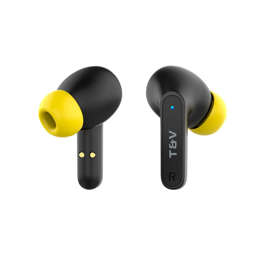 [096-03647] EARPODS THONET&VANDER REIS BT TWS NEGRO/AMARILLO