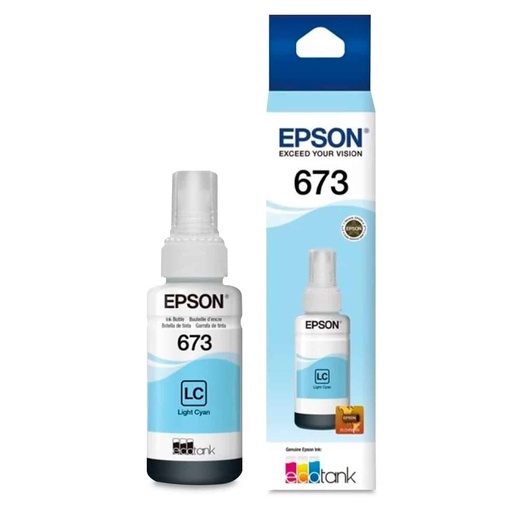 [T673520] TINTA DE RELLENO EPSON 673 LIGHT CIAN 70ML