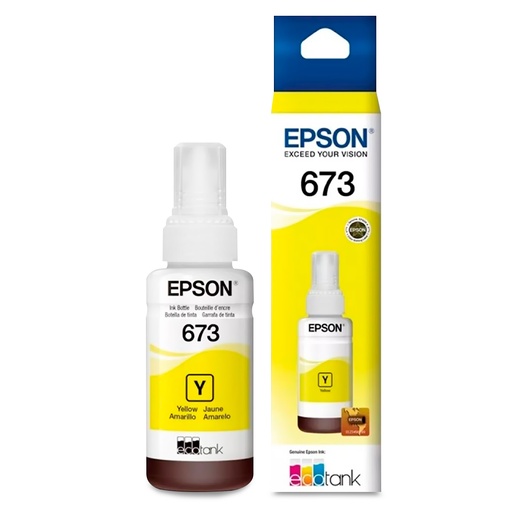 [T673420] TINTA DE RELLENO EPSON 673 AMARILLO 70ML