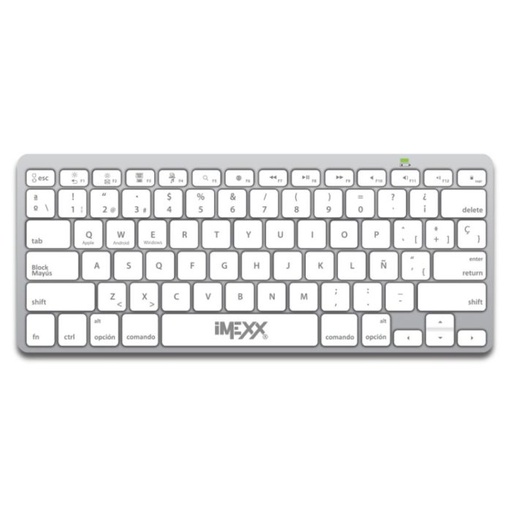 [IME-24850SP] TECLADO COMPACTO IMEXX IME-24850SP BLUETOOTH ESPAÑOL GRIS