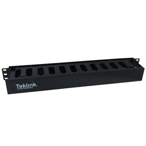 [MTL-ORG-S1U] ORGANIZADOR CABLES GABINETE TEKLINK MTL-ORG-S1U HORIZONTAL 1U PLASTICO