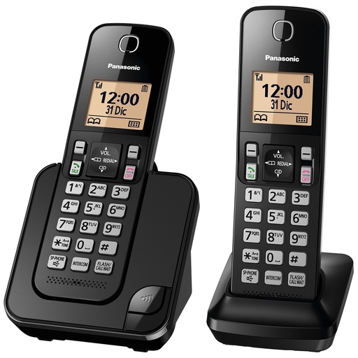 [KX-TGC352LAB] TELEFONO PANASONIC KX-TGC352 DOBLE INALAMBRICO C/IDENTIFICADOR