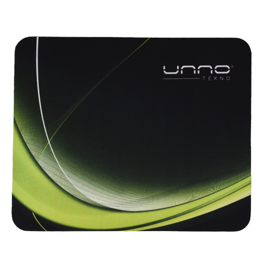 [MP6031GN] MOUSE PAD UNNO TEKNO MP6031GN DYNAMIA  8.5"*7" NEGRO-VERDE