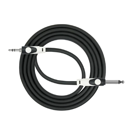 [LGA-565L-2M/BK] CABLE KIRLIN LGA-565L-2M/BK 1*3.5MM TRS A 1*1/4" MONO 2M M/M